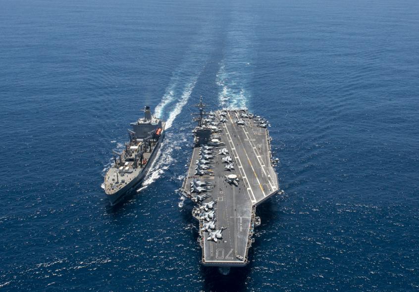 Ba mục đích đến Biển Đông của cụm tấn công tàu sân bay USS Carl Vinson Mỹ Tàu sân bay động cơ hạt nhân Carl Vinson, Hạm đội 3, Hải quân Mỹ (ảnh tư liệu)