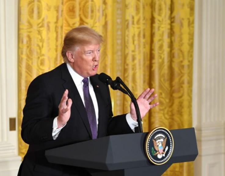 Báo Nhật: Mỹ không dễ tấn công quân sự đối với Triều Tiên Tổng thống Mỹ Donald Trump. Ảnh: Tân Hoa xã