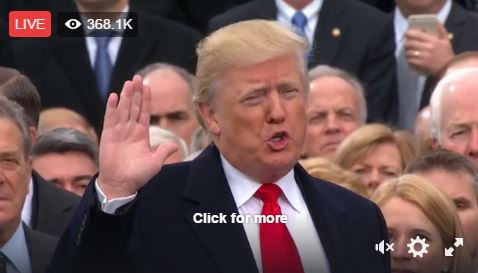 Toàn cảnh lễ tuyên thệ nhậm chức của Tổng thống Mỹ Donald Trump - VIDEO, ẢNH - ảnh 89